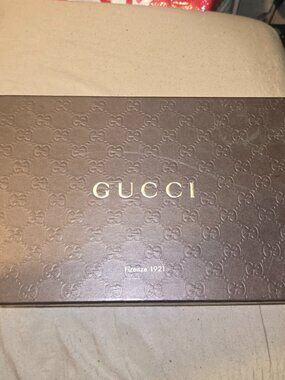 Gucci Monogram Aleppo Peep Toe Pumps